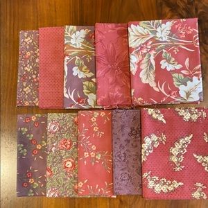 Ten Fat Quarters High Quality Quilt Fabric